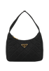 Quilted Re-Edition Tessuto Bag, front view
